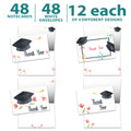 Load image into Gallery viewer, Watercolor Florals Graduation 48 Pack