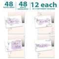 Load image into Gallery viewer, Lavender Floral Sympathy 48 Pack
