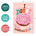 Load image into Gallery viewer, Frosted Donut Thank You Notes 12 Pack