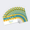 Load image into Gallery viewer, Teal and Yellow General (TK61296) 12 Pack