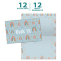 Load image into Gallery viewer, Blue Rainbow Baby Shower 2 12 Pack