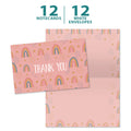 Load image into Gallery viewer, Pink Rainbow Baby Shower 2 12 Pack