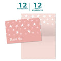 Load image into Gallery viewer, Pink Rainbow Baby Shower 3 12 Pack