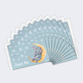 Load image into Gallery viewer, Blue Elephant Baby Shower 2 12 Pack