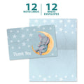 Load image into Gallery viewer, Blue Elephant Baby Shower 2 12 Pack