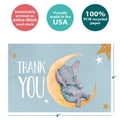 Load image into Gallery viewer, Blue Elephant Baby Shower 3 12 Pack