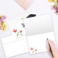 Load image into Gallery viewer, Watercolor Florals Graduation 4 12 Pack