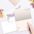 Load image into Gallery viewer, Lavender Floral Sympathy 4 12 Pack