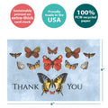 Load image into Gallery viewer, Blue Butterfly Sympathy 2 12 Pack