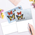 Load image into Gallery viewer, Blue Butterfly Sympathy 4 12 Pack