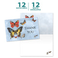 Load image into Gallery viewer, Blue Butterfly Sympathy 4 12 Pack