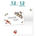 Load image into Gallery viewer, White Butterfly Sympathy 3 12 Pack