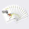 Load image into Gallery viewer, Floral Giraffe 12 Pack Thank You Notes