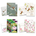 Load image into Gallery viewer, Bird and Dragonfly Garden Sympathy 8 Pack