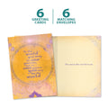 Load image into Gallery viewer, The cover and inside of Tree-Free’s The World card, along with the following text: “6 greeting cards, 6 matching envelopes”
