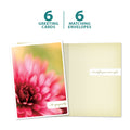 Load image into Gallery viewer, The cover and inside of Tree-Free’s Comfort And Peace card, along with the following text: “6 greeting cards, 6 matching envelopes”
