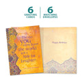 Load image into Gallery viewer, The cover and inside of Tree-Free’s The Day You Were Born card, along with the following text: “6 greeting cards, 6 matching envelopes”
