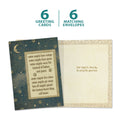 Load image into Gallery viewer, The cover and inside of Tree-Free’s Pet Angels card, along with the following text: “6 greeting cards, 6 matching envelopes”

