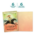 Load image into Gallery viewer, The cover and inside of Tree-Free’s Well Behaved Women card, along with the following text: “6 greeting cards, 6 matching envelopes”
