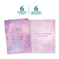 Load image into Gallery viewer, The cover and inside of Tree-Free’s All That We Love card, along with the following text: “6 greeting cards, 6 matching envelopes”
