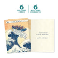 Load image into Gallery viewer, The cover and inside of Tree-Free’s Ship Mates card, along with the following text: “6 greeting cards, 6 matching envelopes”
