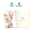 Load image into Gallery viewer, The cover and inside of Tree-Free’s Who I Am card, along with the following text: “4 greeting cards, 4 matching envelopes”
