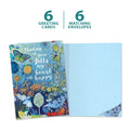 Load image into Gallery viewer, The cover and inside of Tree-Free’s Fills My Heart card, along with the following text: “6 greeting cards, 6 matching envelopes”
