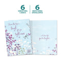 Load image into Gallery viewer, The cover and inside of Tree-Free’s You Are Tough card, along with the following text: “6 greeting cards, 6 matching envelopes”
