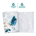 Load image into Gallery viewer, The cover and inside of Tree-Free’s Lasting Memories card, along with the following text: “6 greeting cards, 6 matching envelopes”
