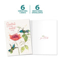 Load image into Gallery viewer, The cover and inside of Tree-Free’s Sweetest Thing card, along with the following text: “6 greeting cards, 6 matching envelopes”
