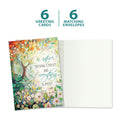 Load image into Gallery viewer, The cover and inside of Tree-Free’s Imperfect Nature card, along with the following text: “6 greeting cards, 6 matching envelopes”
