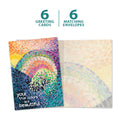 Load image into Gallery viewer, The cover and inside of Tree-Free’s Beautiful Colors card, along with the following text: “6 greeting cards, 6 matching envelopes”
