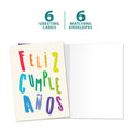 Load image into Gallery viewer, Lifestyle image(s) featuring Tree-Free’s Cumpleanos Rainbow card
