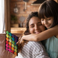 Load image into Gallery viewer, The cover and inside of Tree-Free’s Feliz Cupcakes card, along with the following text: “6 greeting cards, 6 matching envelopes”
