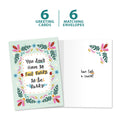 Load image into Gallery viewer, The cover and inside of Tree-Free’s Be Ready card, along with the following text: “6 greeting cards, 6 matching envelopes”

