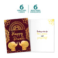 Load image into Gallery viewer, Gold Elephants Diwali
