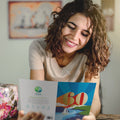Load image into Gallery viewer, Lifestyle image(s) featuring Tree-Free’s Smooth Sailing 60 card
