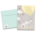 Load image into Gallery viewer, The cover of Tree-Free&#39;s A Little Blessing card, along with its matching envelope.
