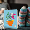 Load image into Gallery viewer, Lifestyle image(s) featuring Tree-Free’s Feel Better Tea card

