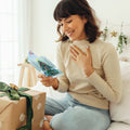 Load image into Gallery viewer, Lifestyle image(s) featuring Tree-Free’s Tree Sparkle card
