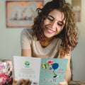 Load image into Gallery viewer, Lifestyle image(s) featuring Tree-Free’s Spot On Dog card
