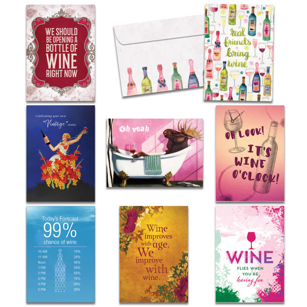 Wine Lover's Birthday Assorted 8 pack AGA1134