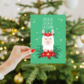 Load image into Gallery viewer, Fa La Llama 10 ct Holiday Greeting Card Set
