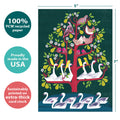 Load image into Gallery viewer, Twelve Days Of Christmas 10 ct Christmas Greeting Card Set
