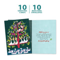 Load image into Gallery viewer, Twelve Days Of Christmas 10 ct Christmas Greeting Card Set
