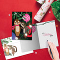 Load image into Gallery viewer, Christmas Kisses 10 ct Christmas Greeting Card Set

