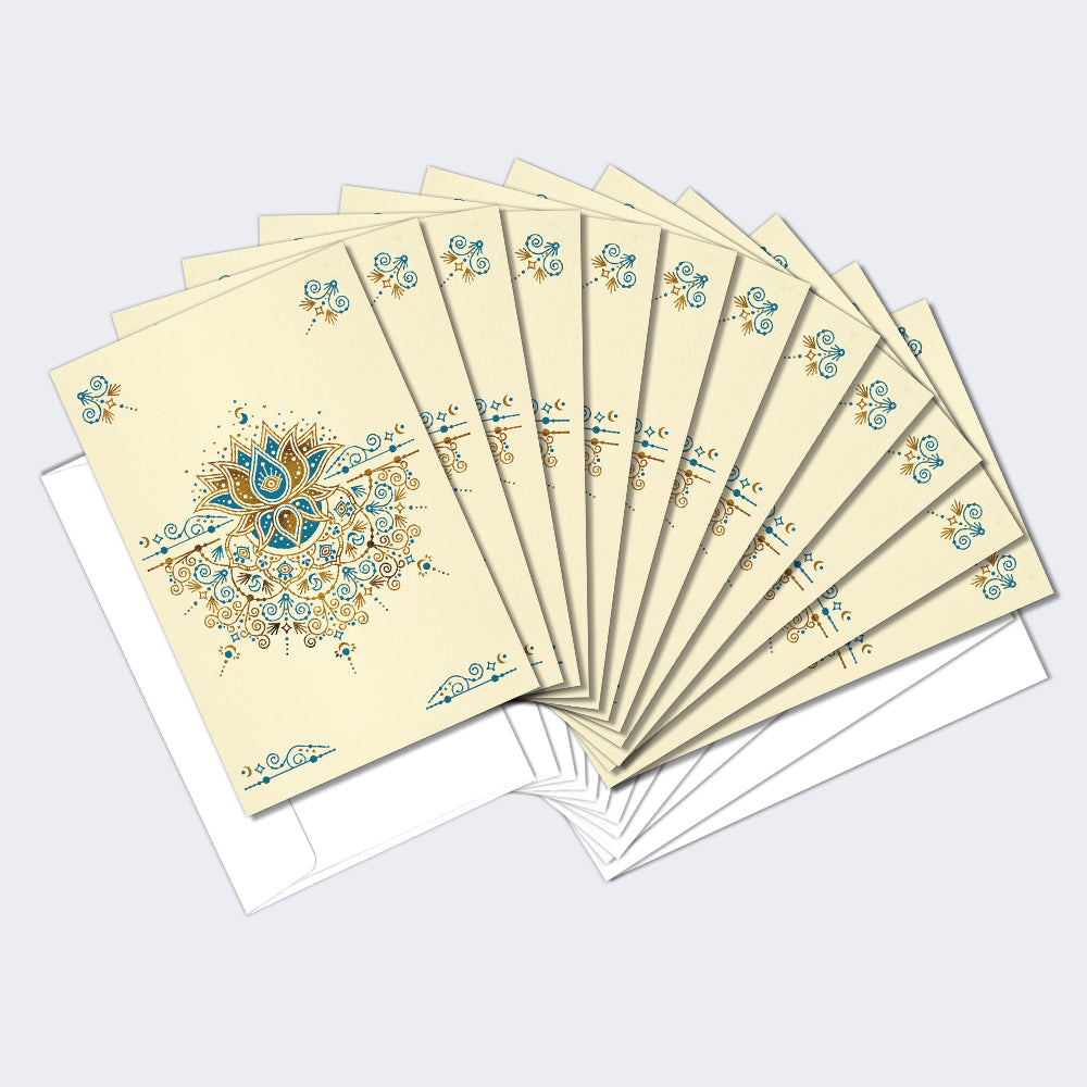 Lotus Blossom Mandala Boxed EcoNotes