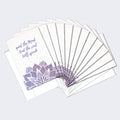 Load image into Gallery viewer, Quiet Mind Lotus Boxed 12 Pack Notecards
