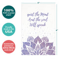 Load image into Gallery viewer, Quiet Mind Lotus Boxed 12 Pack Notecards
