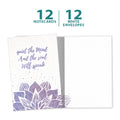 Load image into Gallery viewer, Quiet Mind Lotus Boxed 12 Pack Notecards
